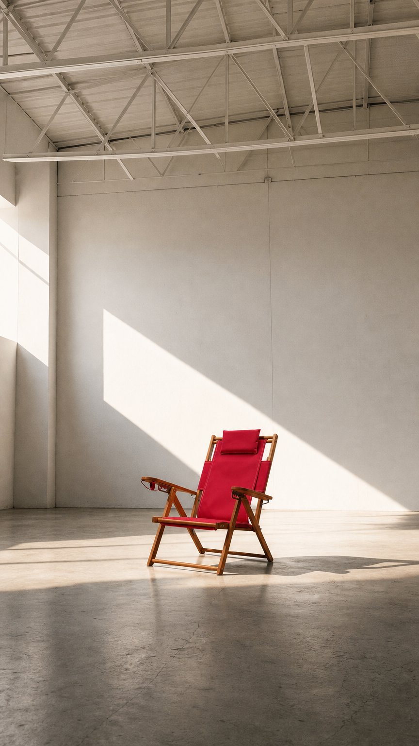 AI product shot of Nauset Recliner- Pink