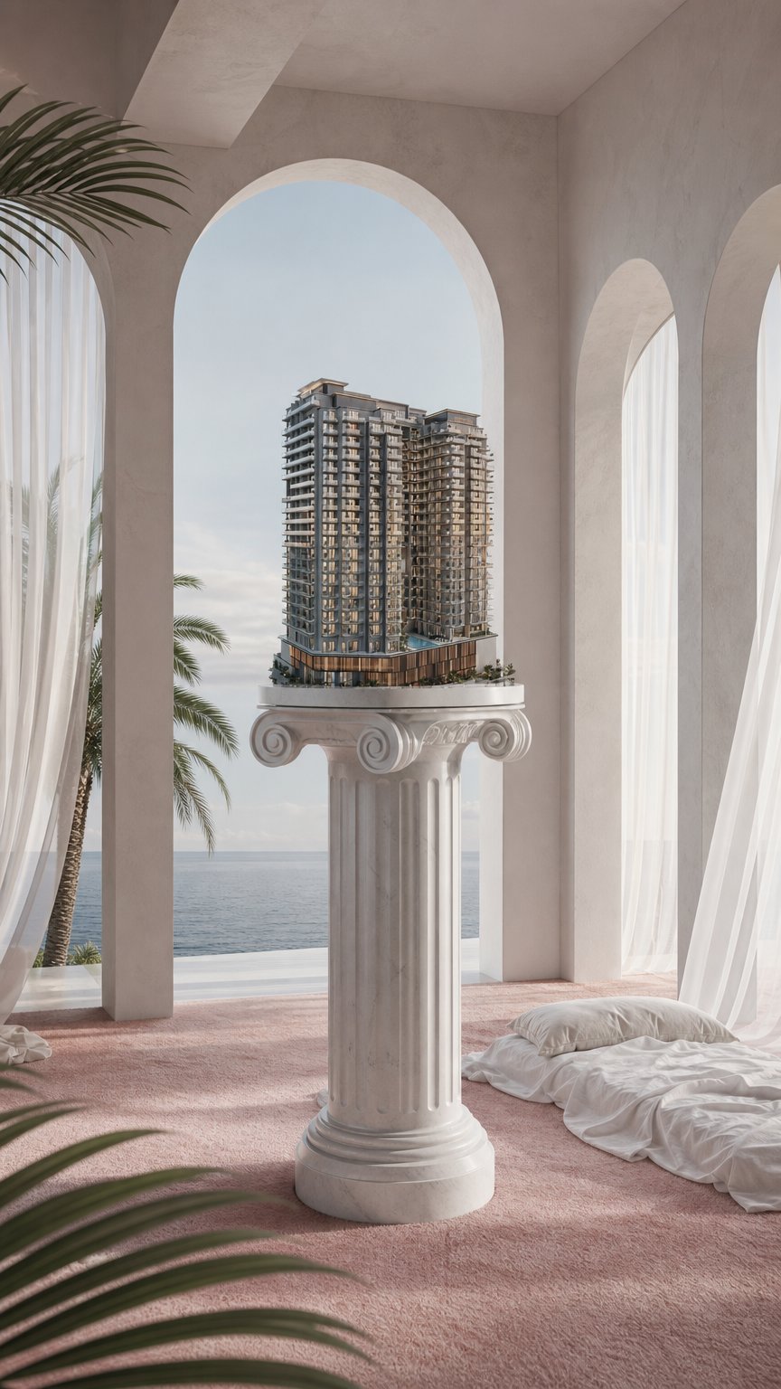 AI product shot of Dubai Production City 1 Bedroom Apartments For Sale