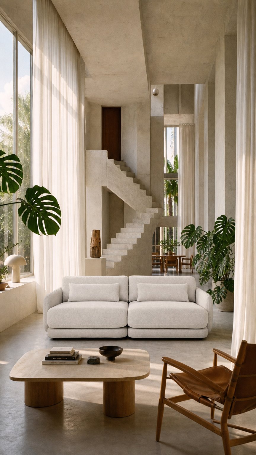 AI product shot of 3-Sitzer-Sofa BOHO