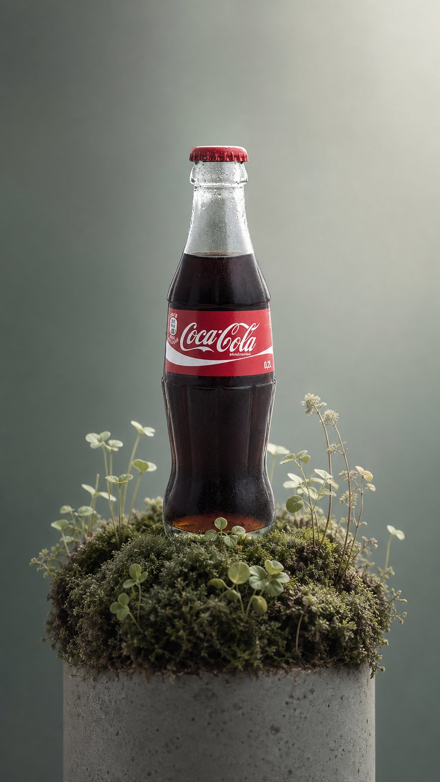 AI product shot of Coca-Cola