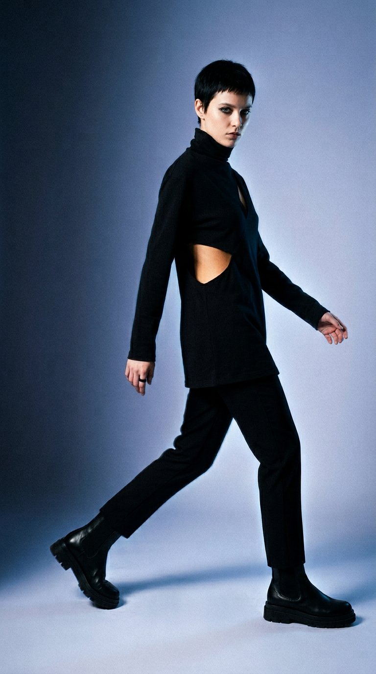AI product shot of Louis Vuitton Draped Jersey Top, c. 2006–2010