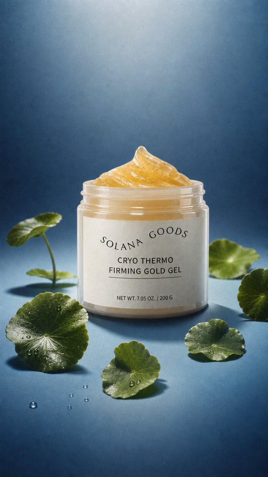 AI product shot of Solana Firm & Smooth Sculpting Nano Gold Gel