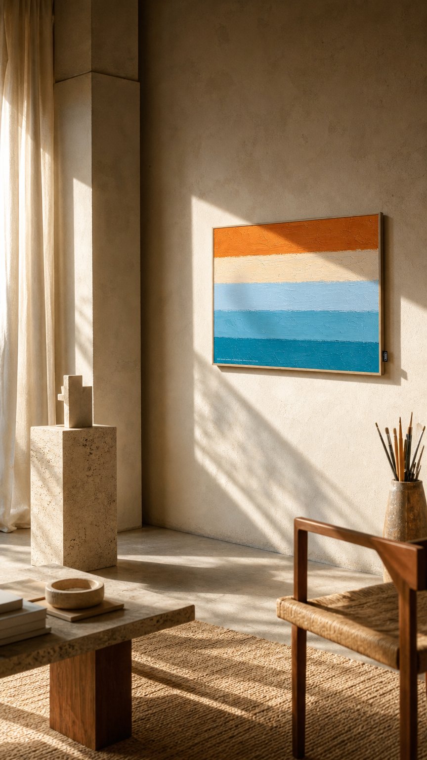 AI product shot of BONDI BEACH, A1 FRAMED WORK