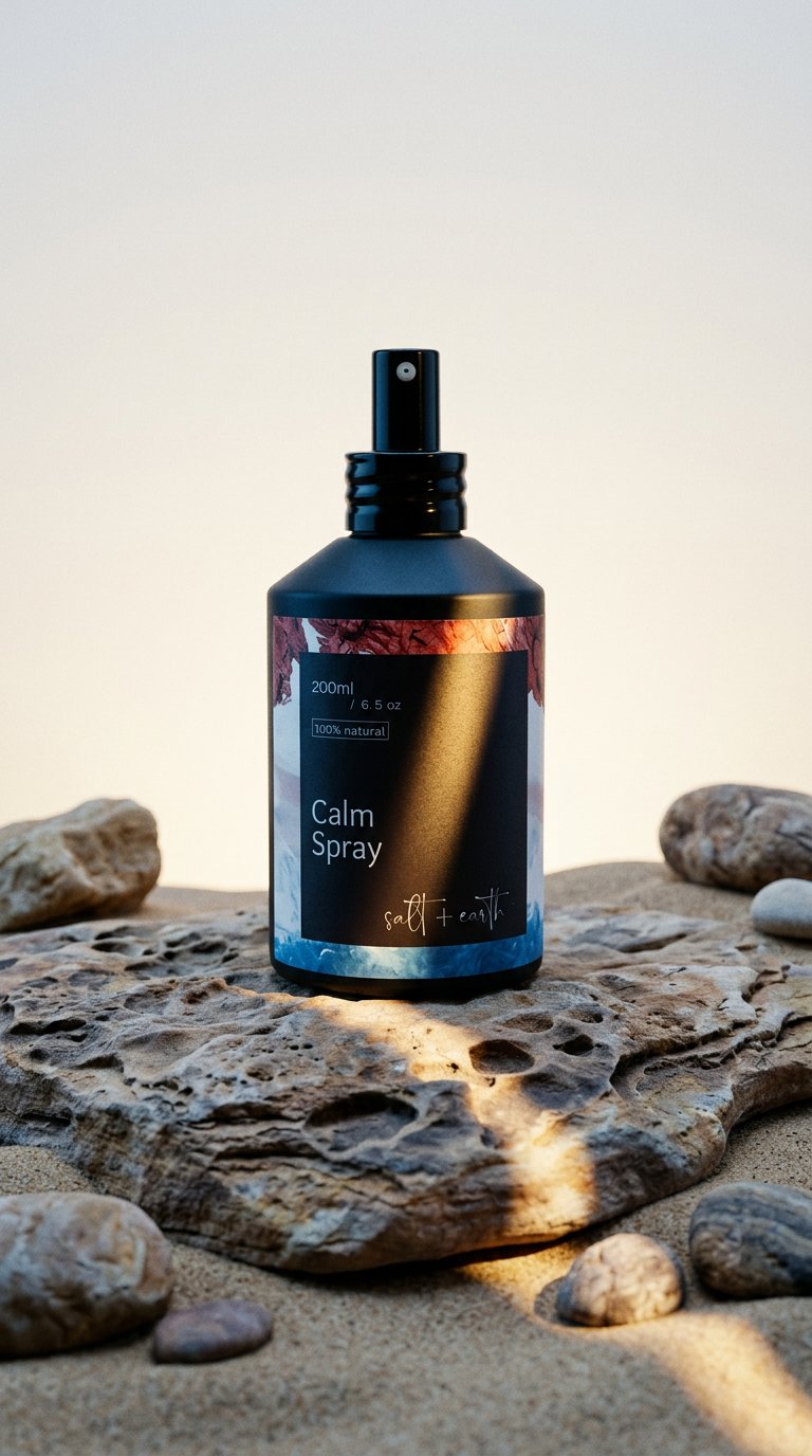 AI product shot of Calm Spray