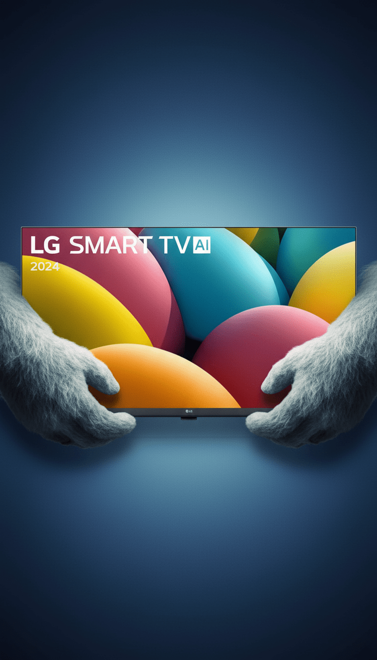 AI product shot of Smart Tv 32'' LG Hd 32lr600bpsa Processador 5 Ger6 Alexa Webos