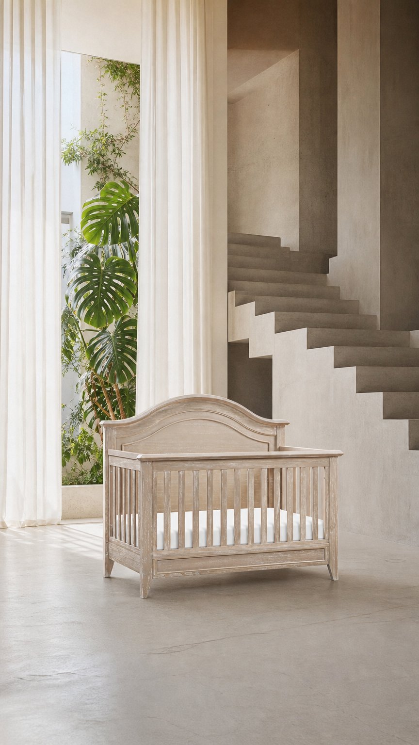 AI product shot of Barrow 4-in-1 Curve Top Convertible Crib