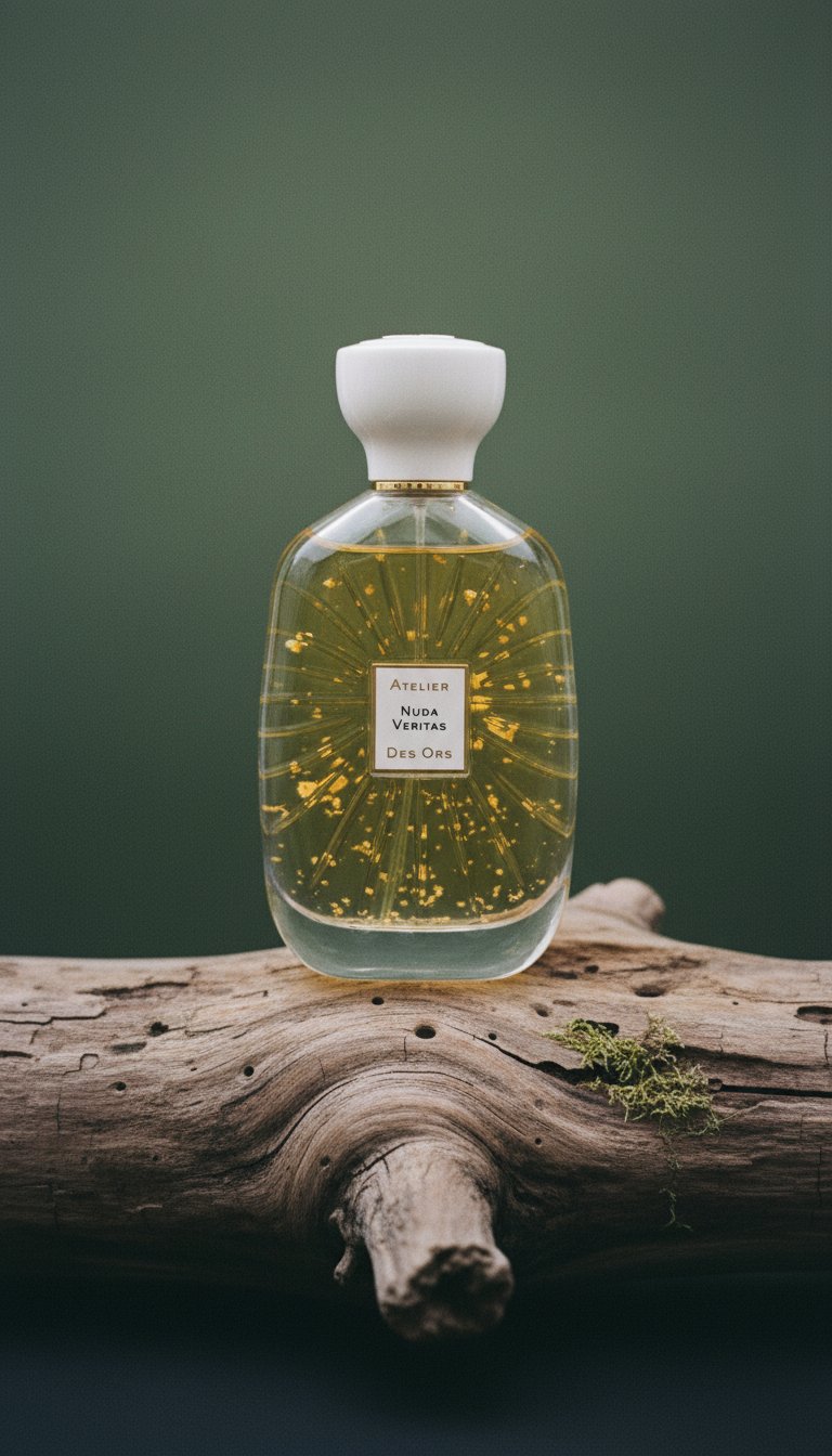 AI product shot of Nuda Veritas