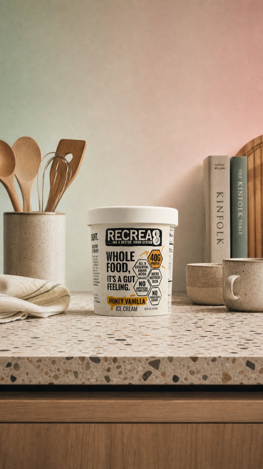 AI product shot of HONEY VANILLA