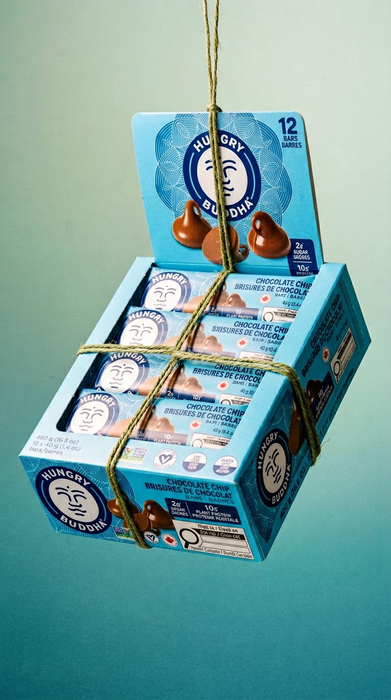 AI product shot of Chocolate Chip Bars