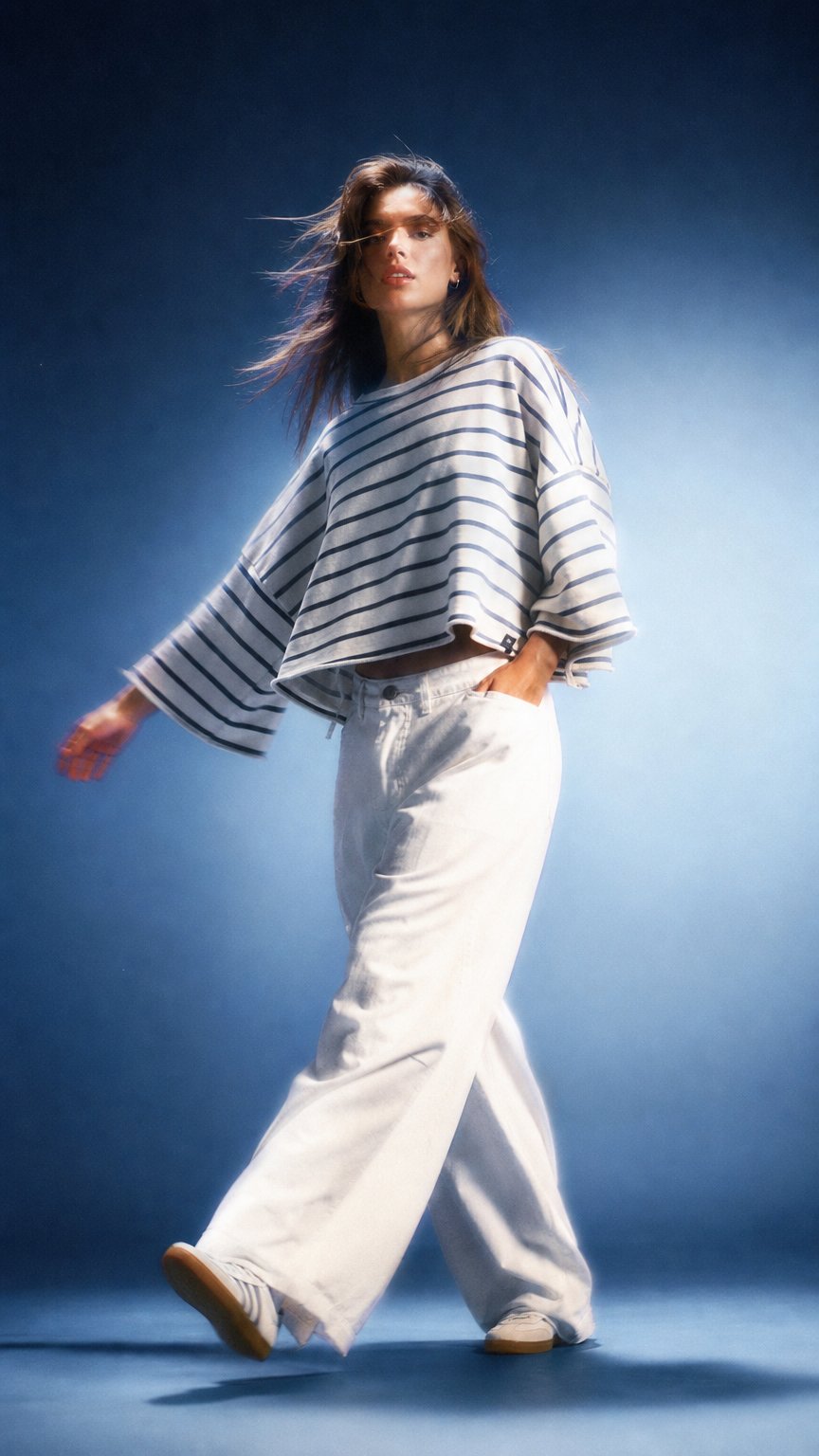 AI product shot of CREW TARA / LA MARINIERE