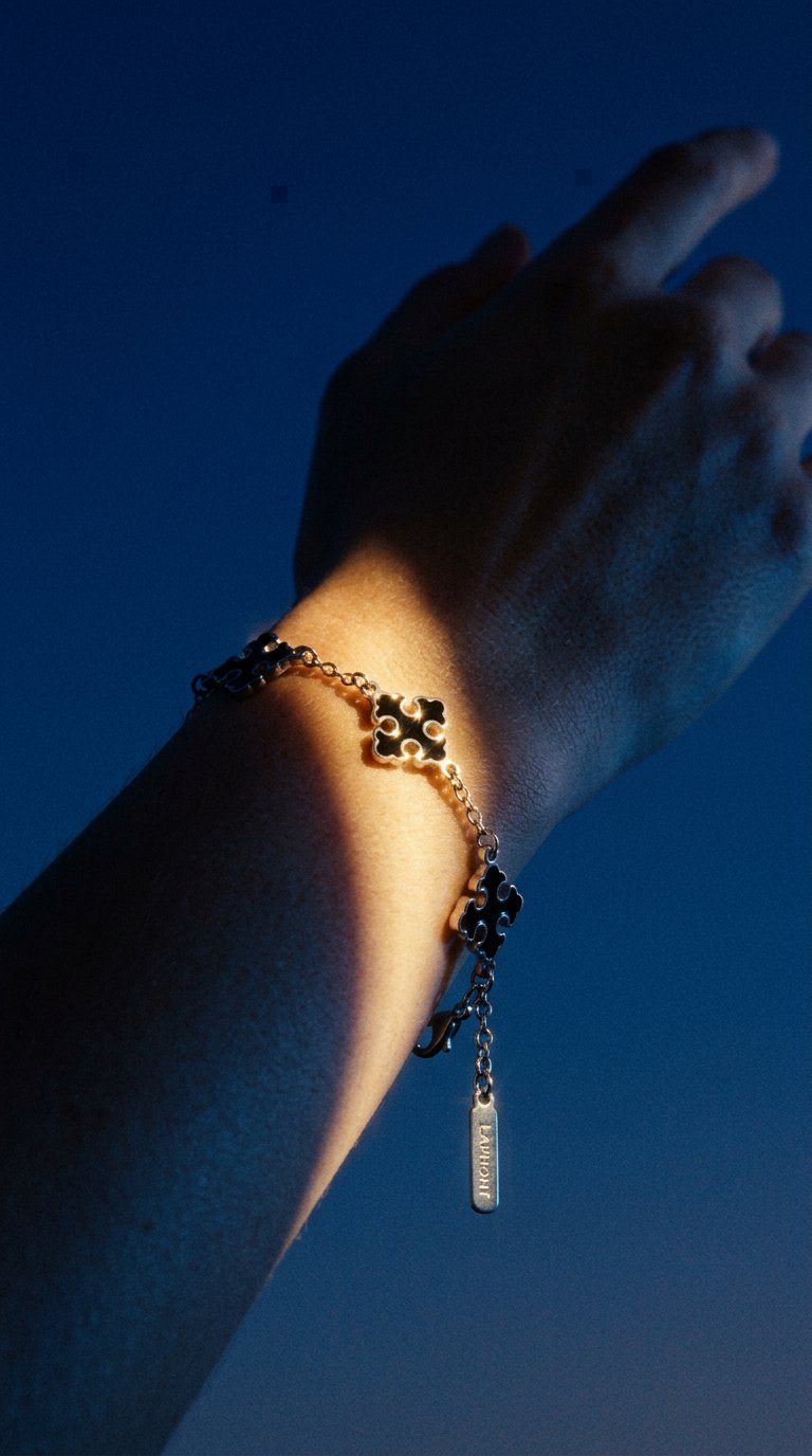 AI product shot of Cleave Bracelet