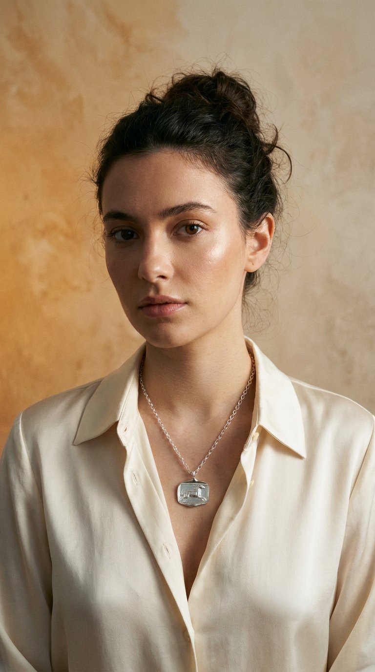 AI product shot of Horse Charm Pendant
