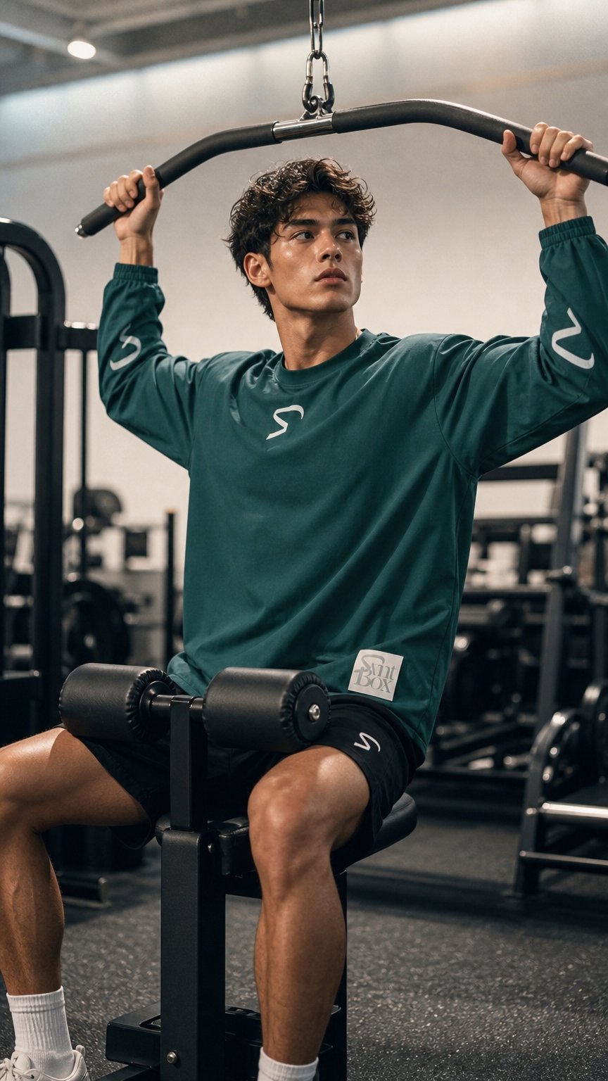 AI product shot of SVNTBOX MOTION JERSEY (SAUNA TOP)