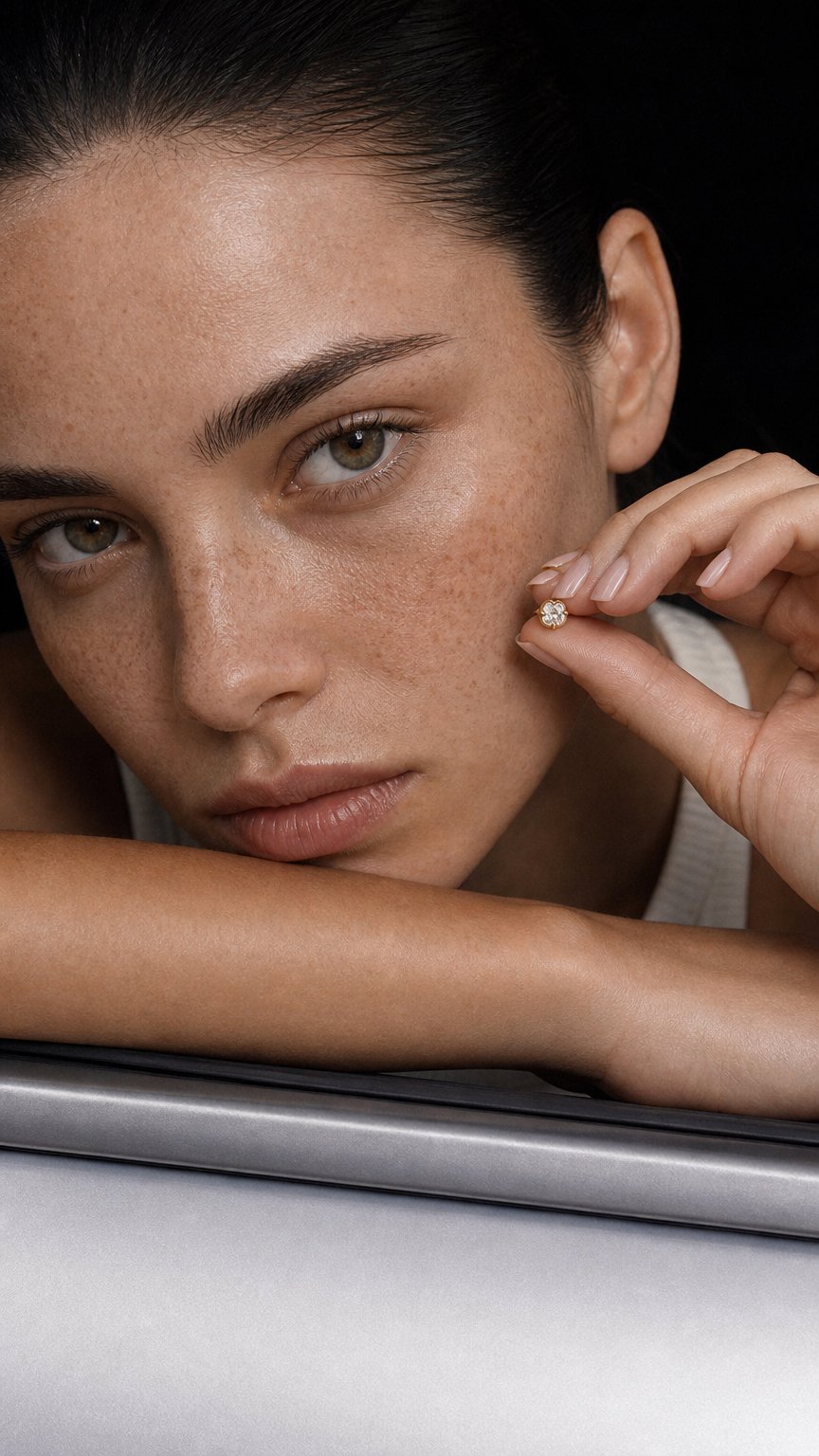 AI product shot of Bloom Studs