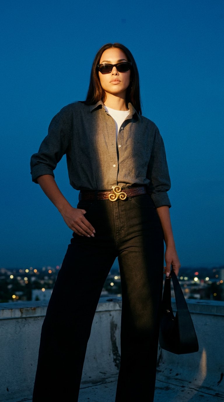 AI product shot of Detailed belt