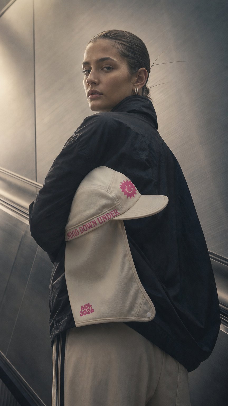 AI product shot of MOOD TDU 2026 Cap