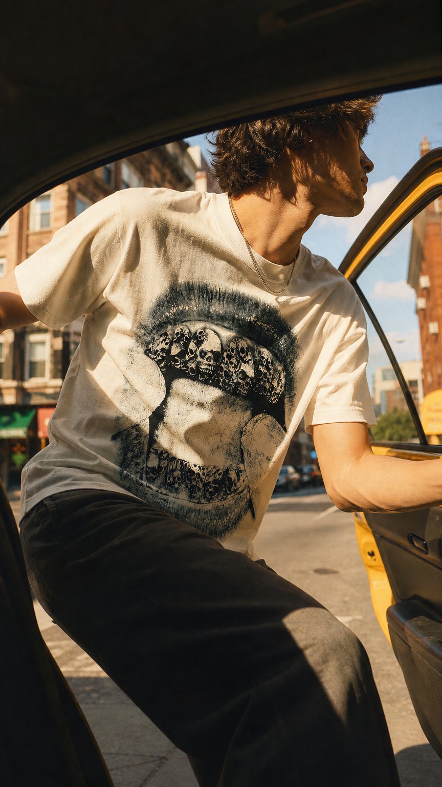 AI product shot of DECAY TEE