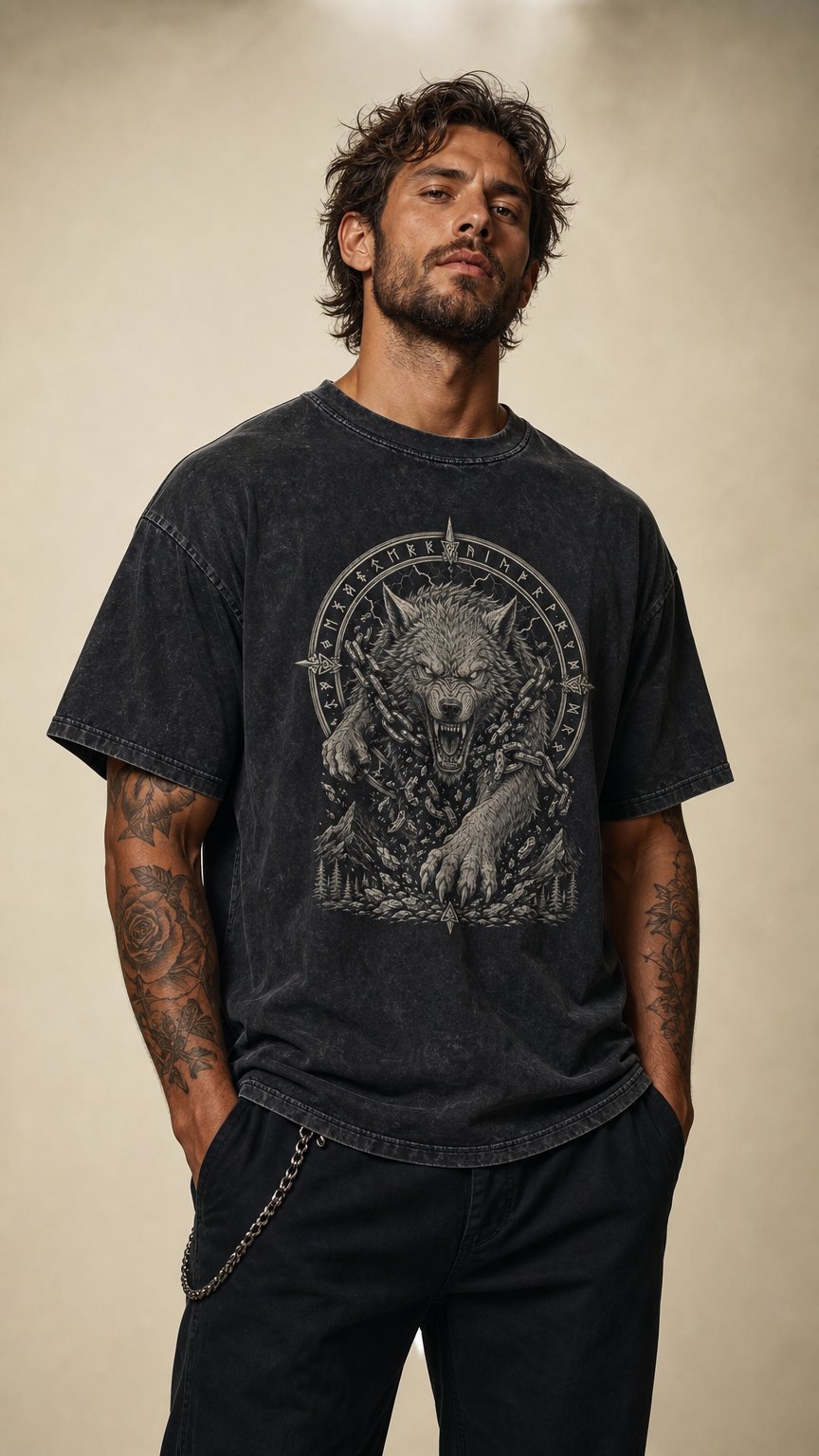 AI product shot of FENRIR – Der Entfesselte