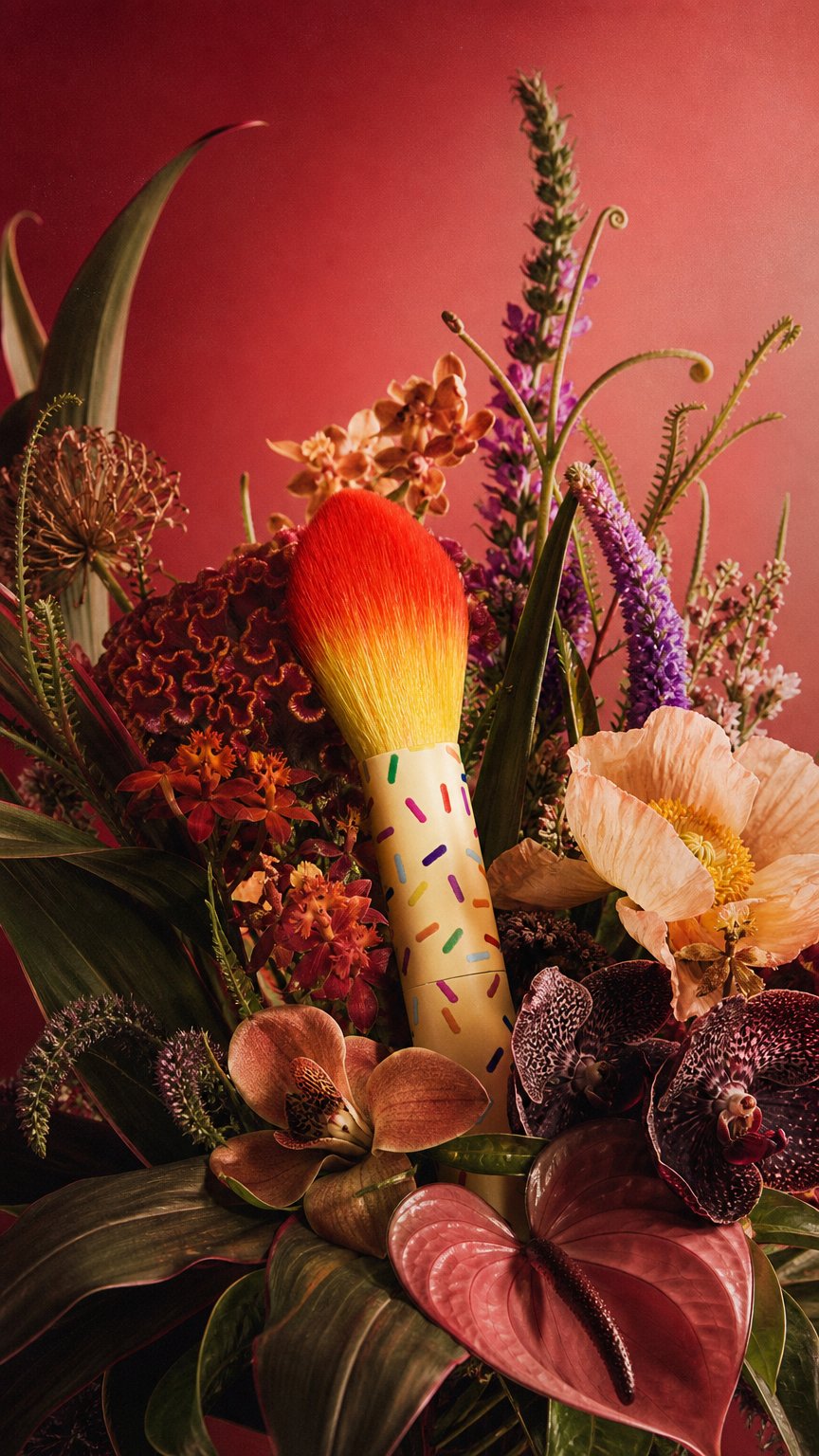 AI product shot of MY BIRTHDAY CANDLE BRUSH