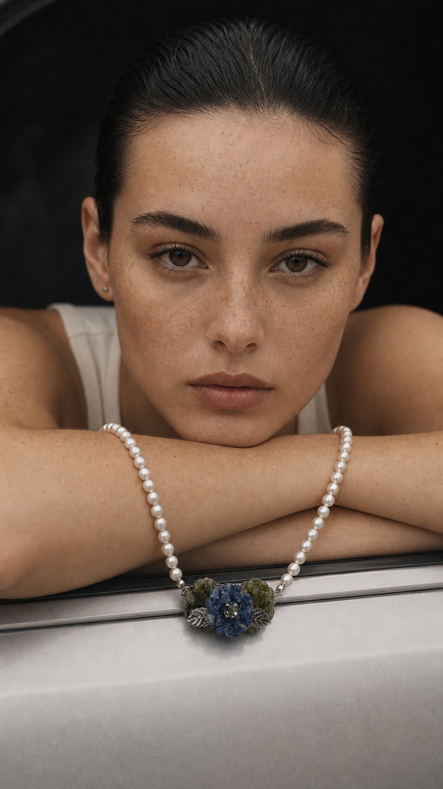 AI product shot of Floréale -BLUE-