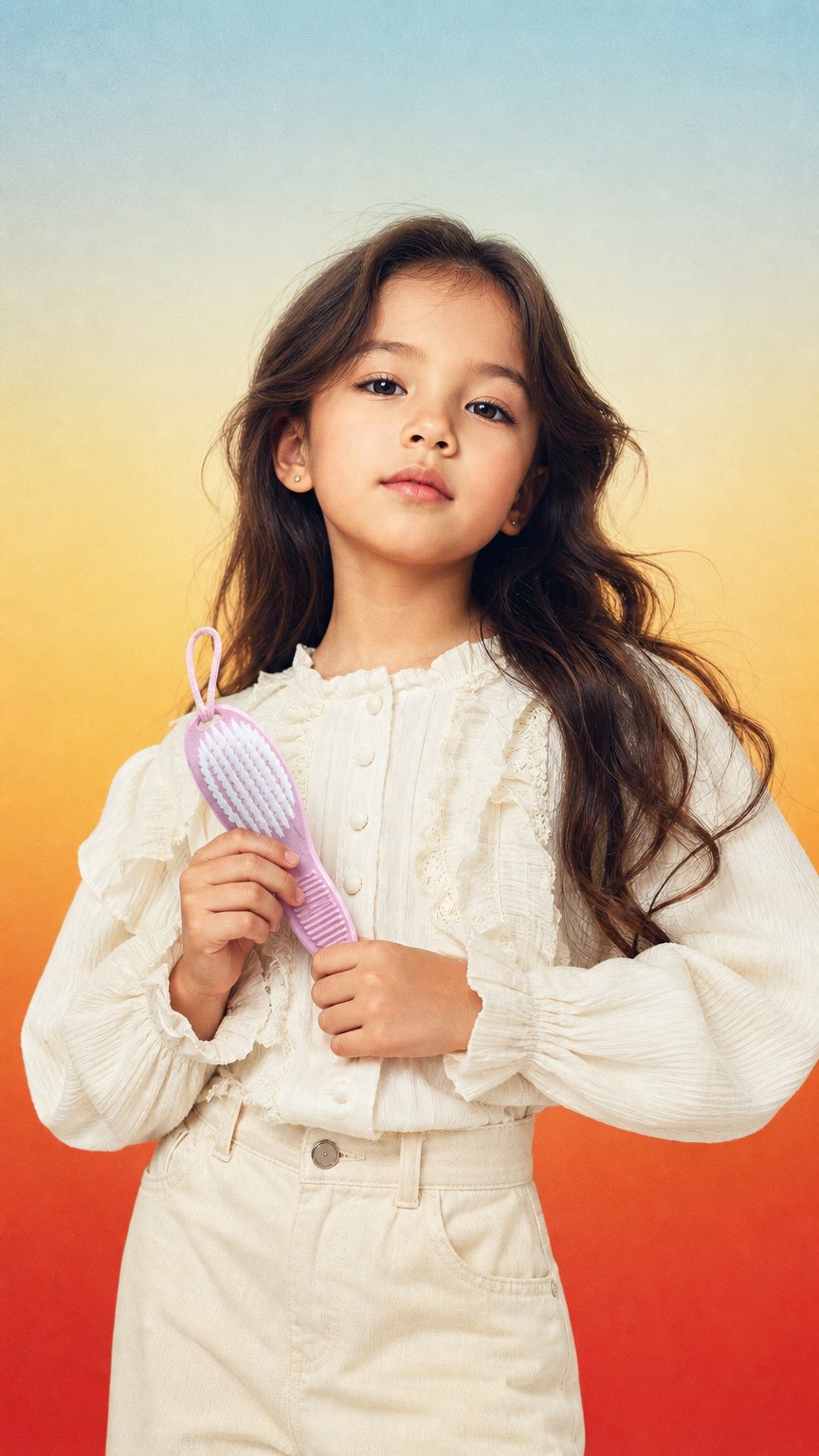 AI product shot of Deluxe Brush & Comb Set : EP606