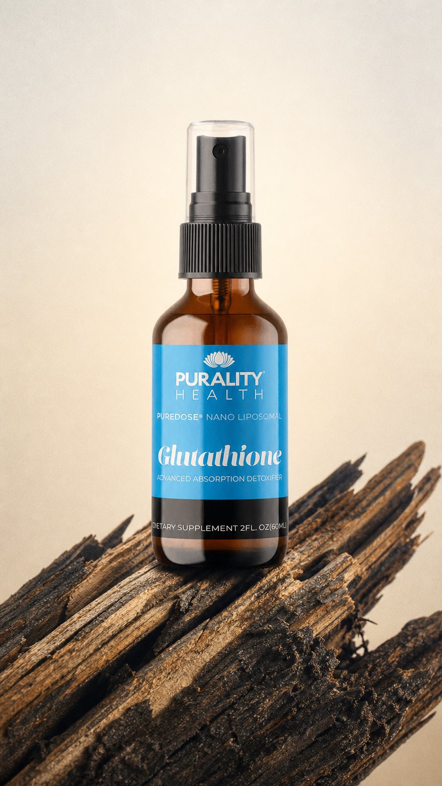AI product shot of Purality Health Nano Liposomal Glutathione