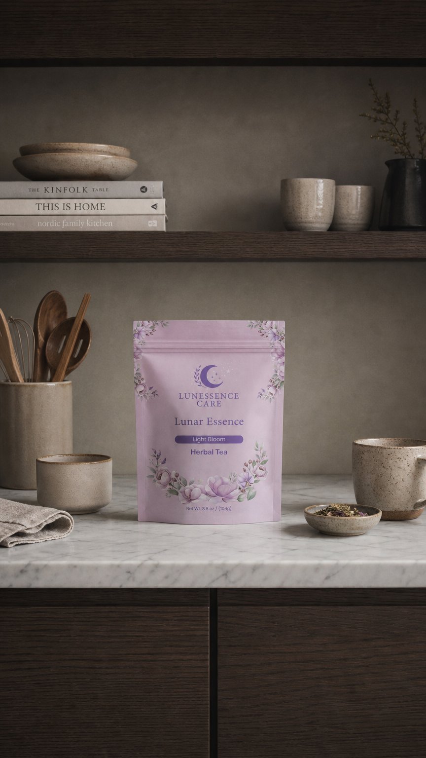 AI product shot of Lunar Essence- Light Bloom