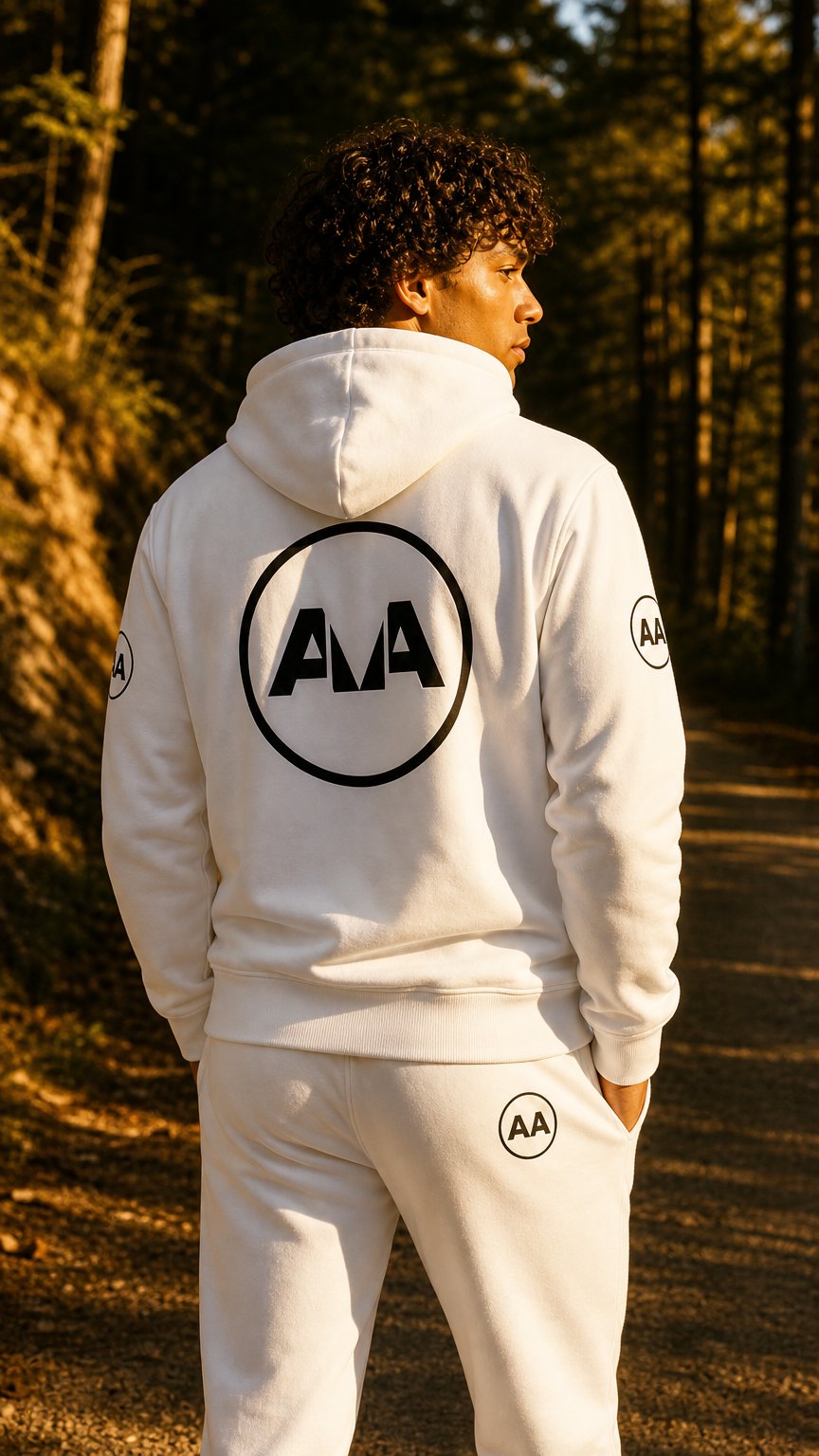 AI product shot of Always Authentic Unisex Hoodie & Trackpants Set