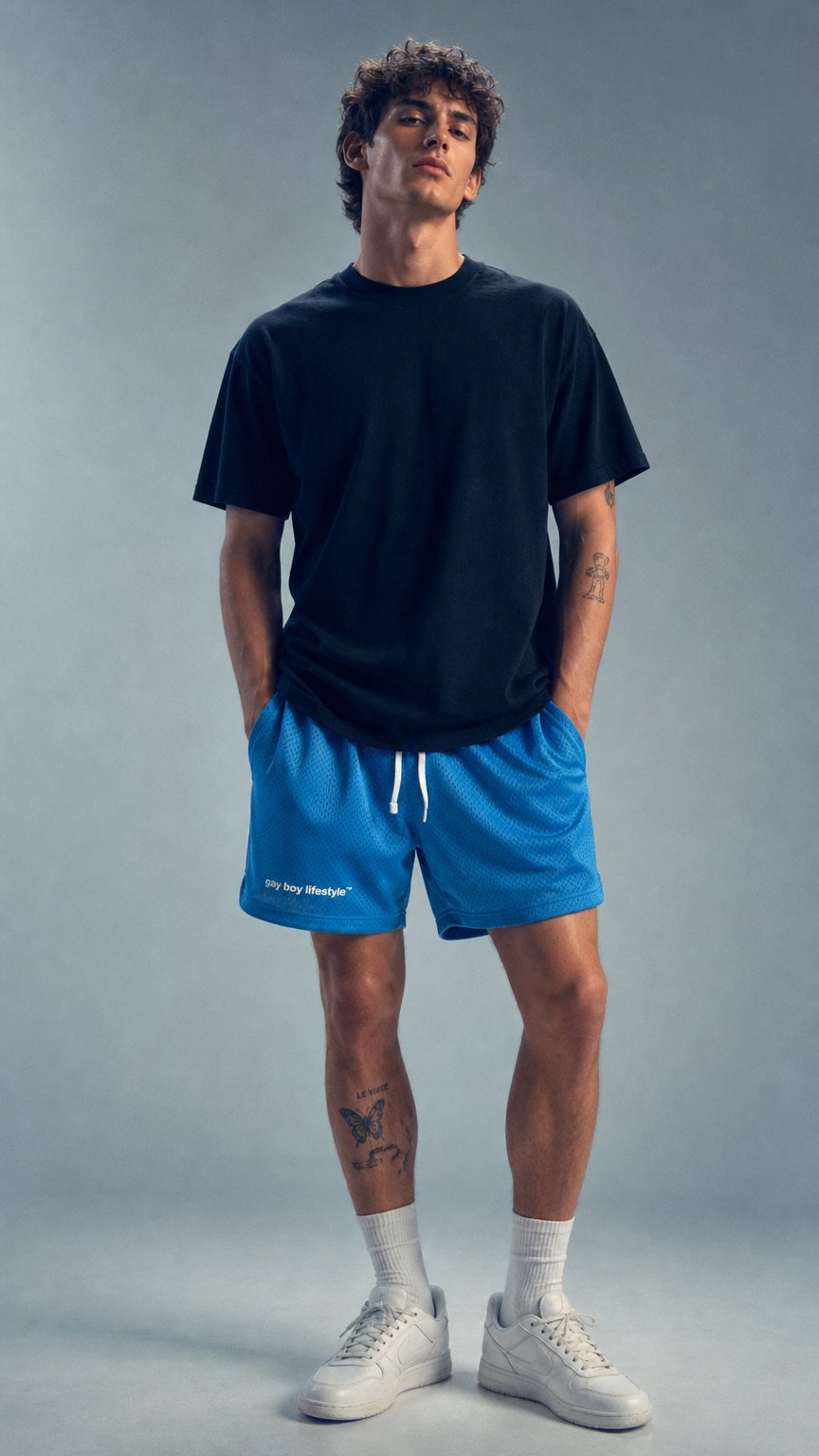 AI product shot of Gay Boy Lifestyle™ Shorts