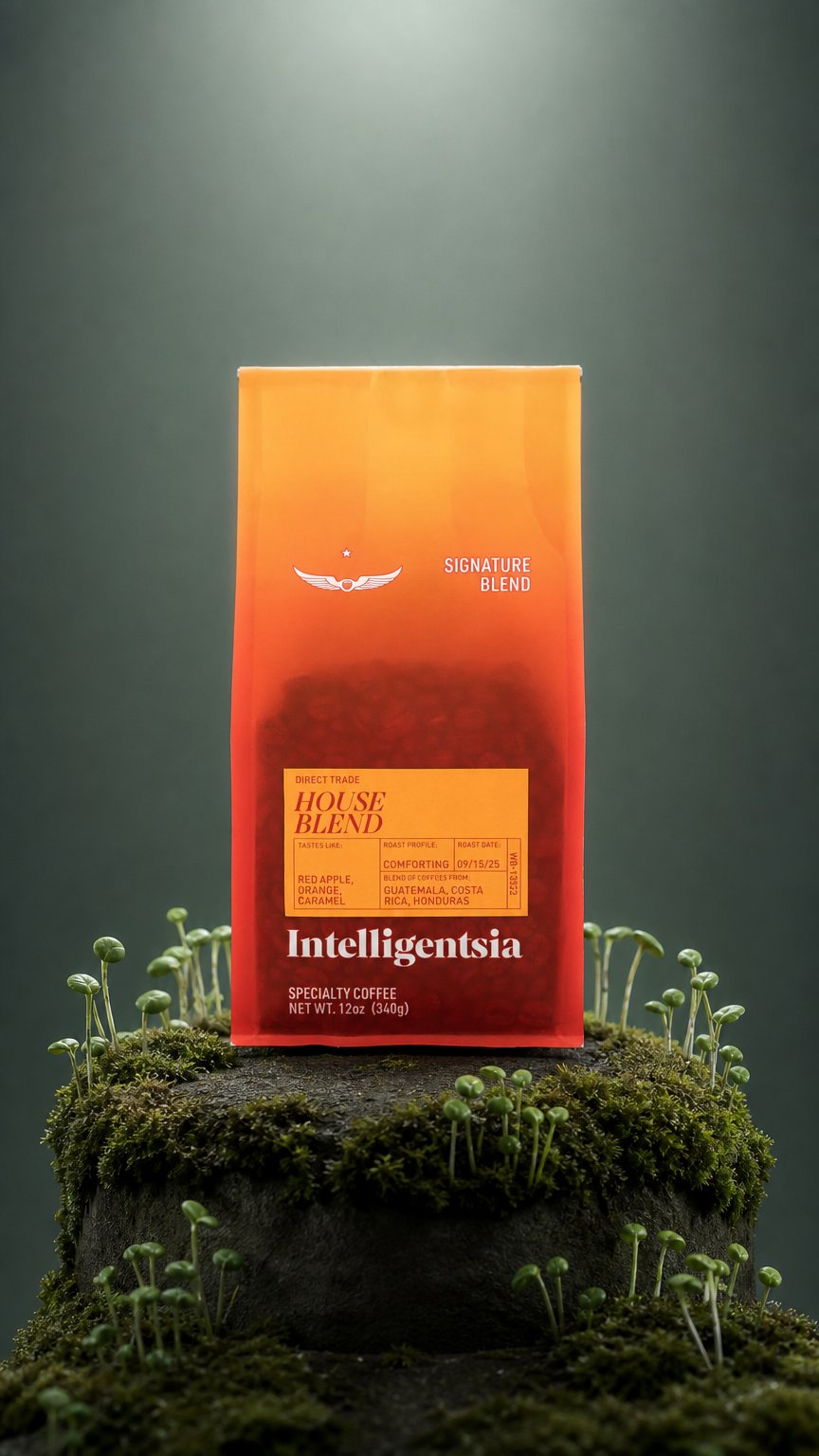 AI product shot of Intelligentsia House Blend