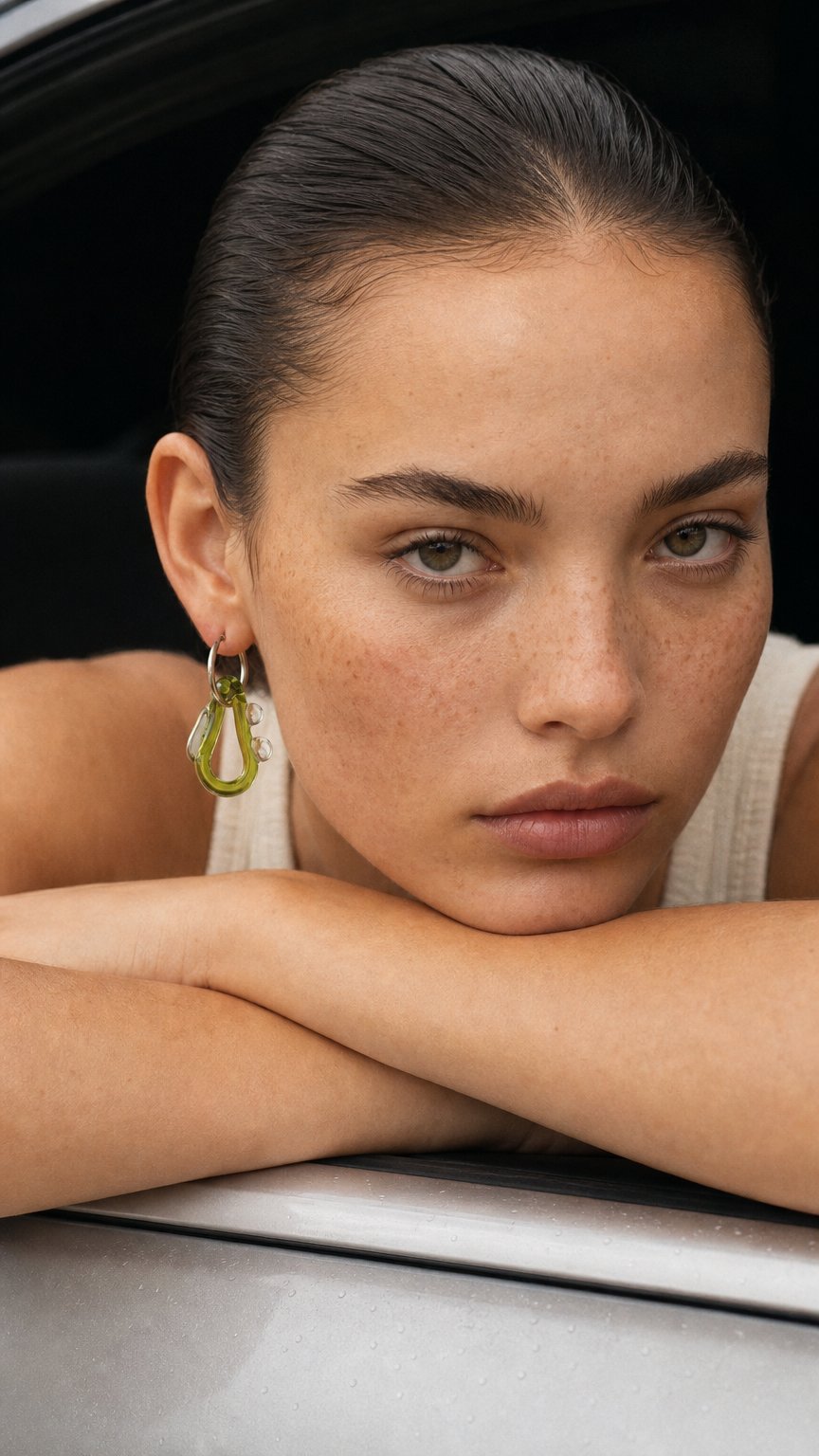 AI product shot of 1am Earrings