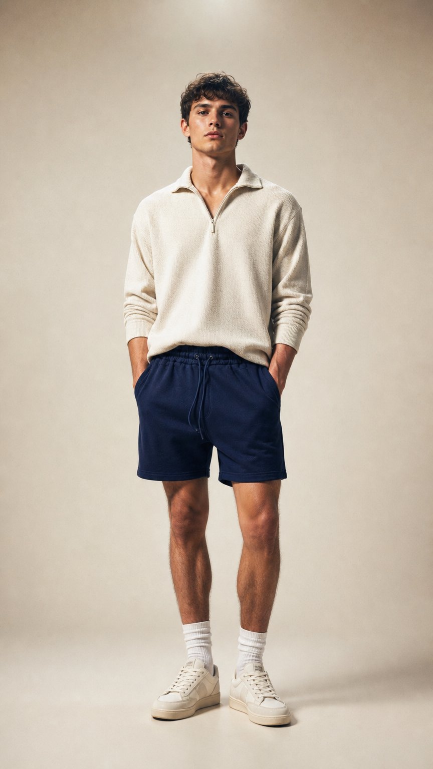AI product shot of Exceed Navy Short