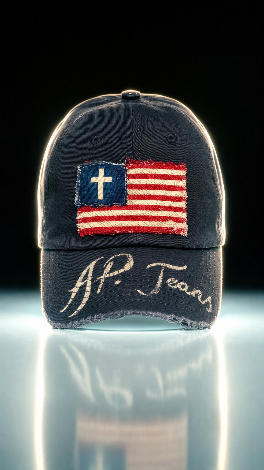 AI product shot of NEW AMERICA BASEBALL CAP