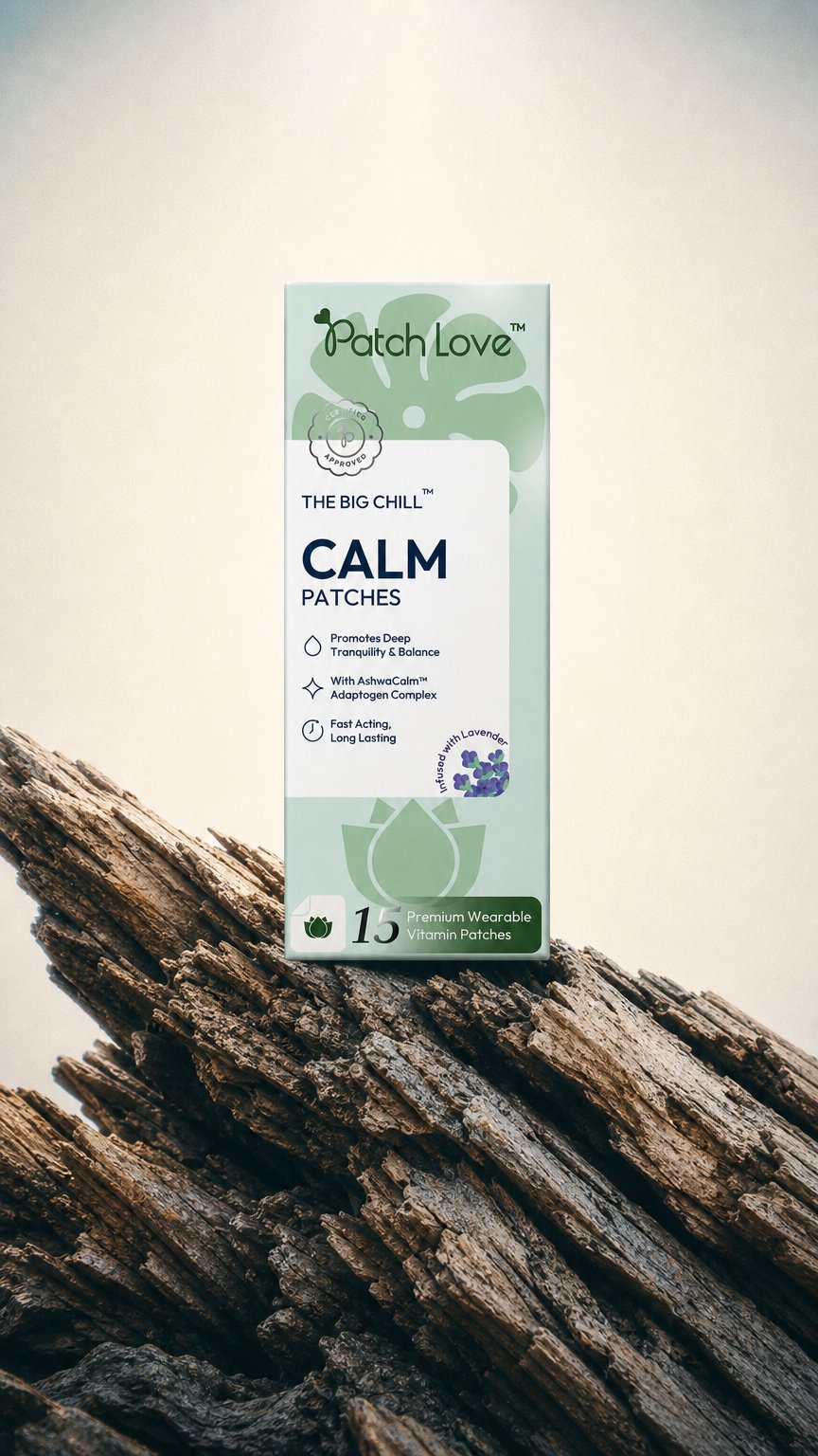 AI product shot of Calm Patch