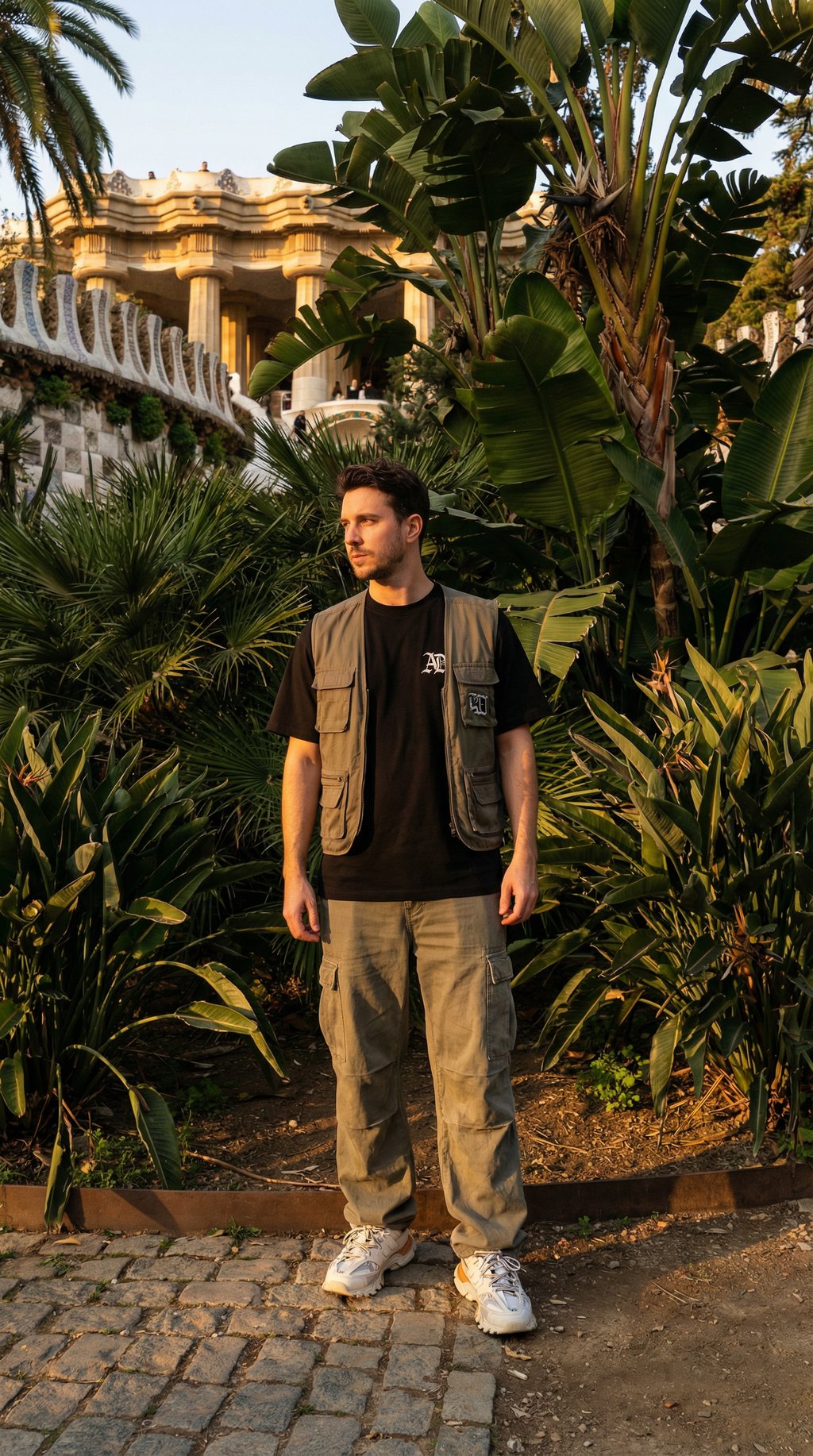 AI product shot of "Iron Fist – Lion T-Shirt"