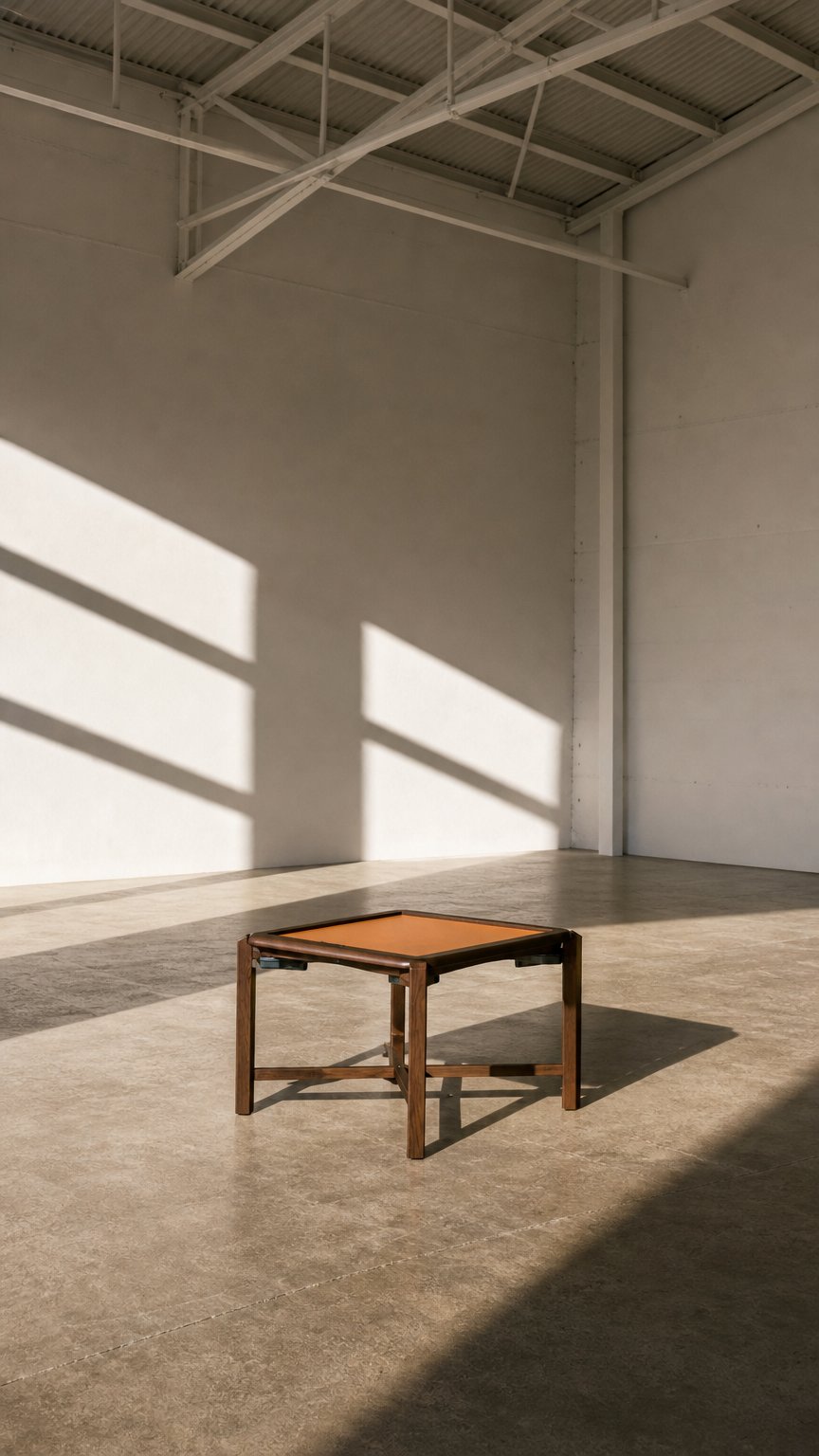 AI product shot of 「Made-to-Order, 30 days」MJ88 – Custom Colour & Wood – Foldable Mahjong Dining Table｜Two-way｜Solid Japanese Ash
