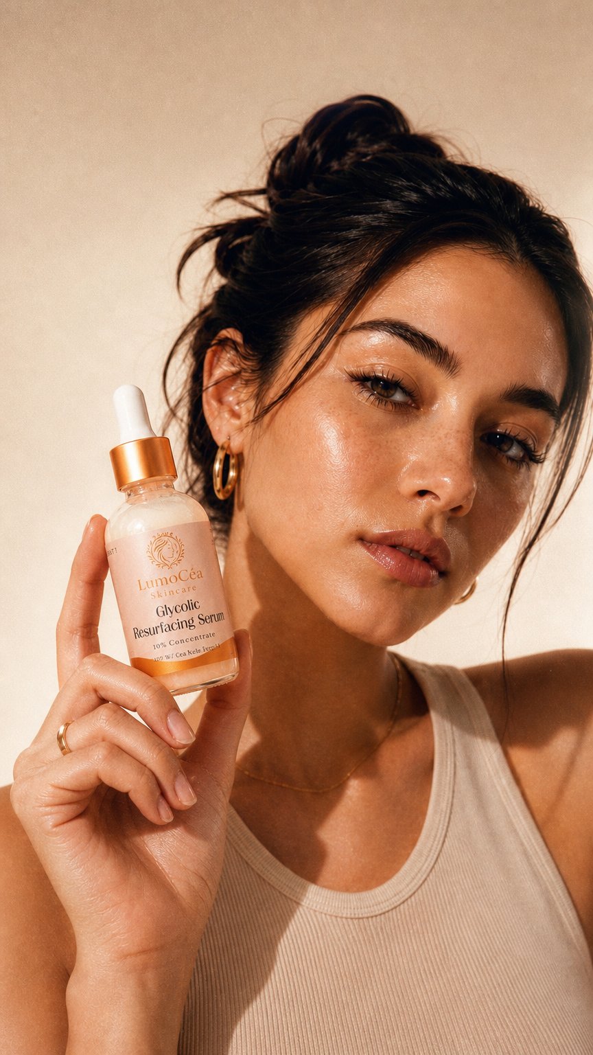 AI product shot of Glycolic Resurfacing Serum