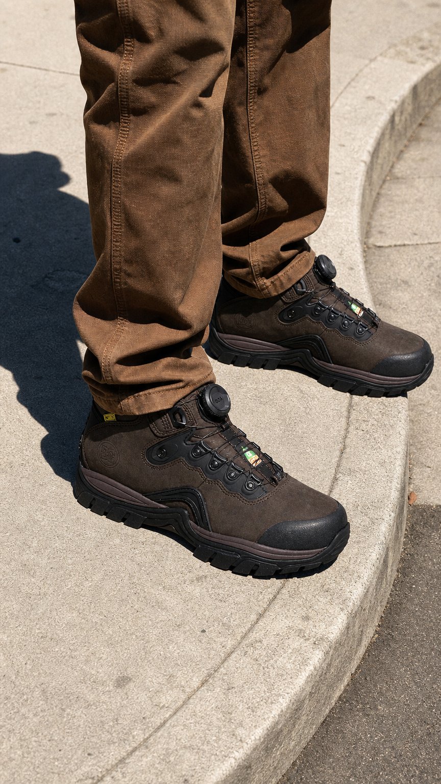 AI product shot of DC Navigator Men's Internal MET Guard Composite Toe Work Boot W/ BOA DCC60703