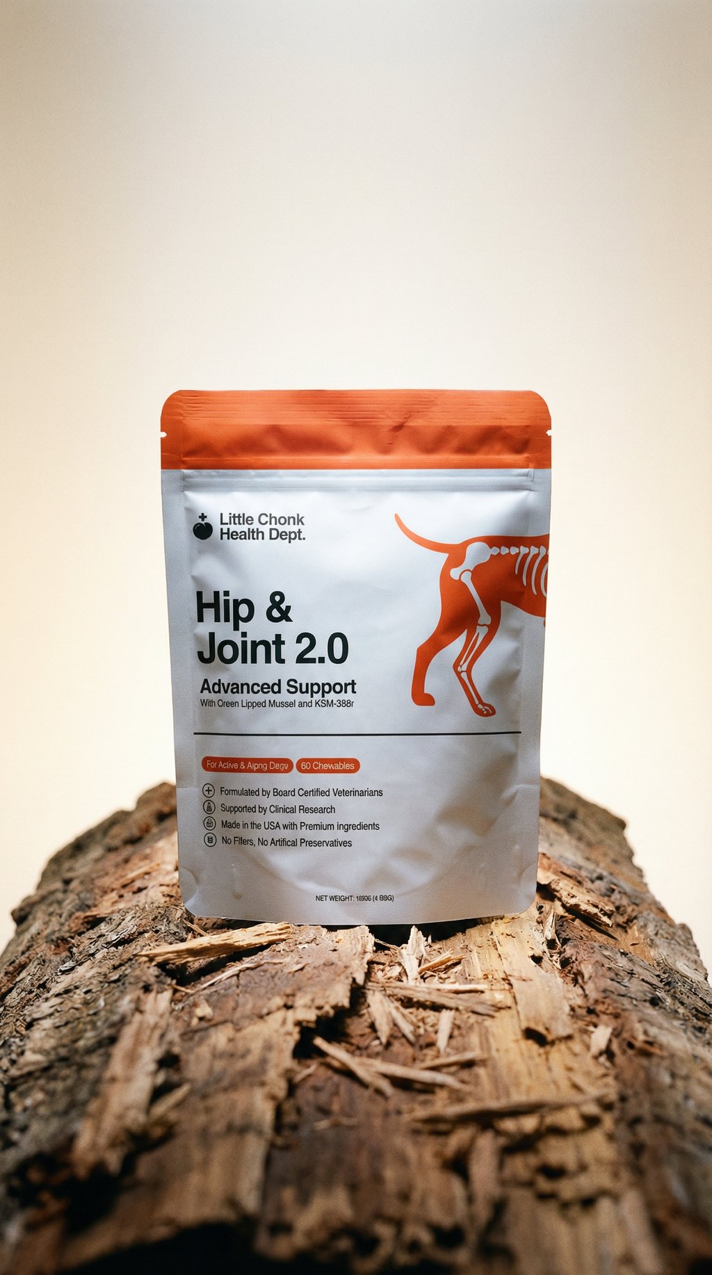 AI product shot of Hip & Joint 2.0 Supplements