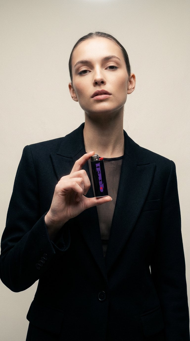 AI product shot of LOGO LIGHTER