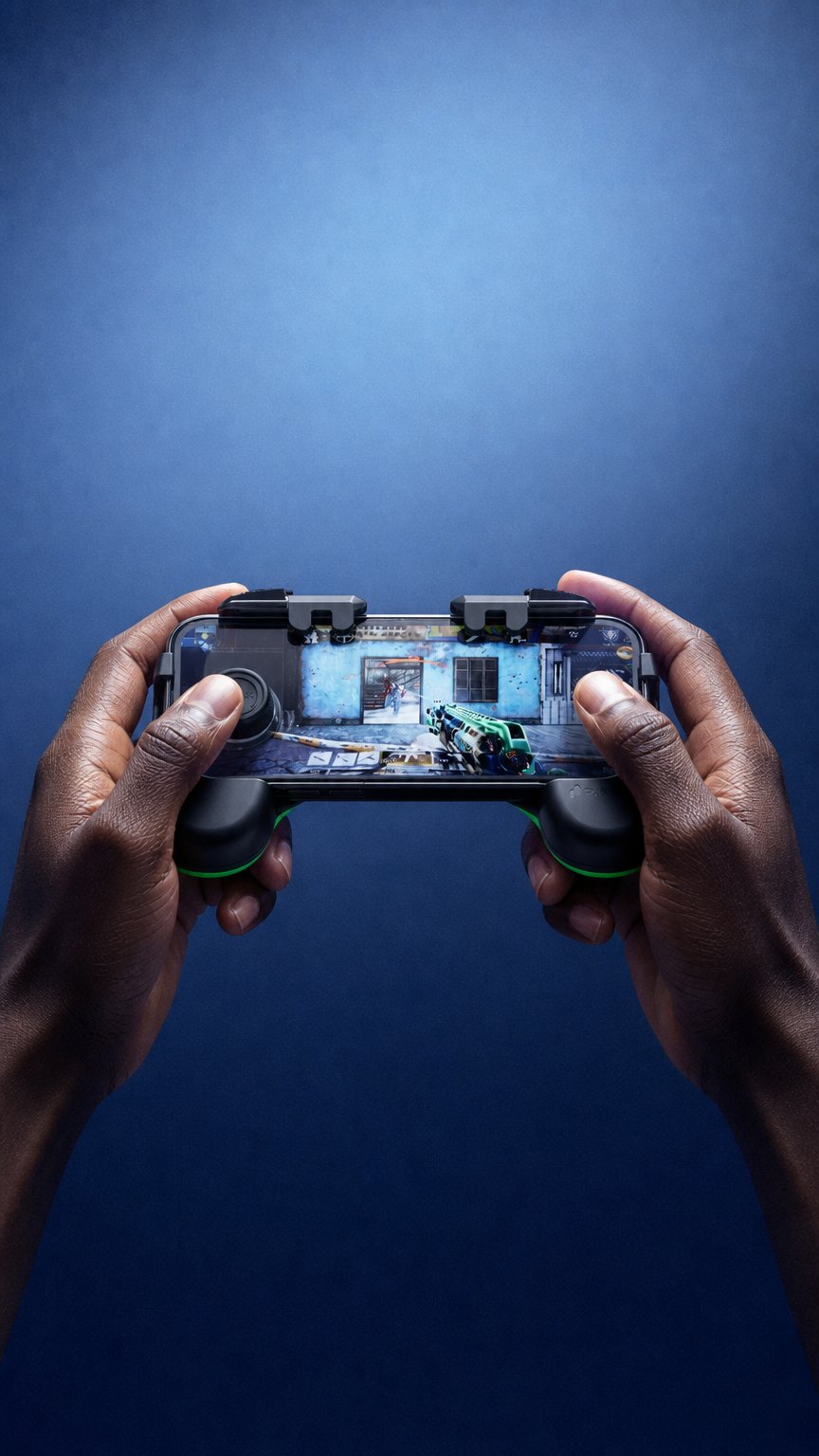 AI product shot of PuK One Bundle - Thumbstick, Triggers & Grips