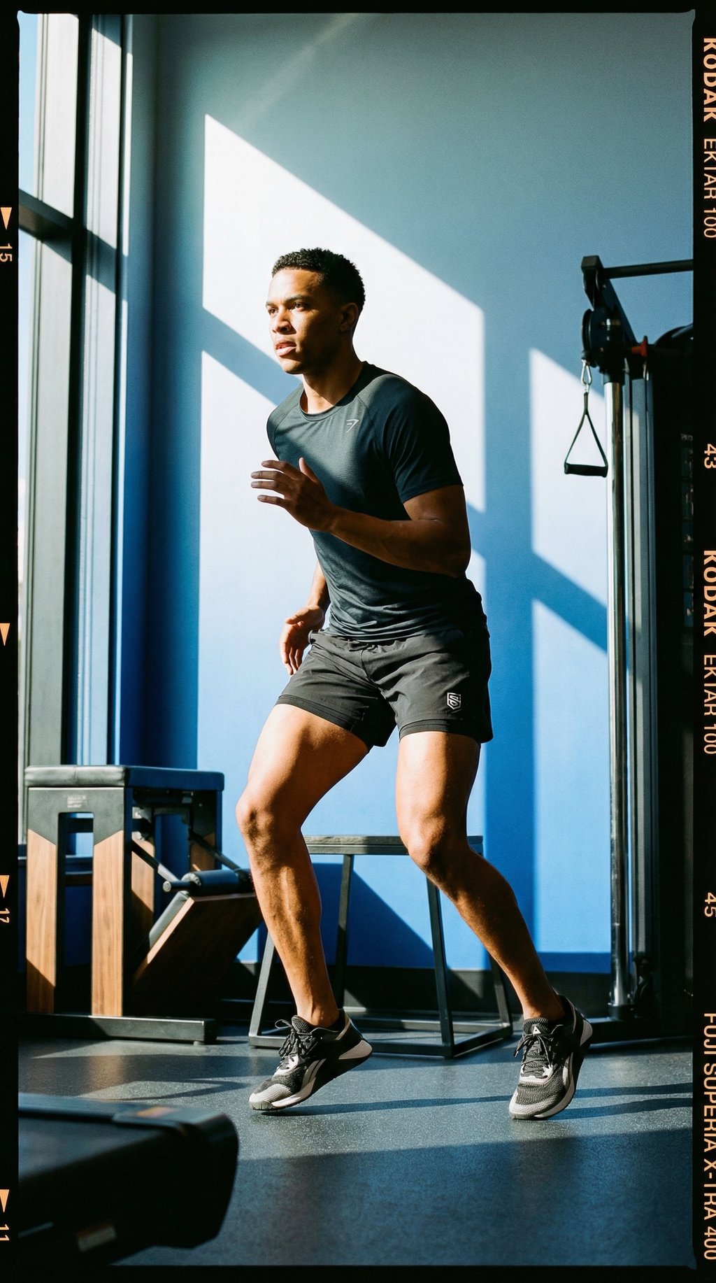 AI product shot of Eaze Technical No-Chafe Short