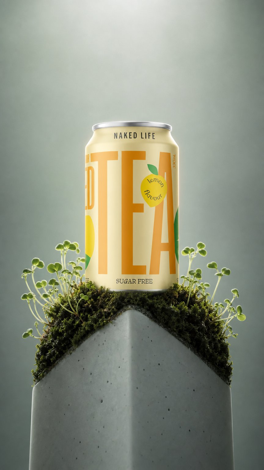 AI product shot of Sugar Free Lemon Iced Tea 12 x 330ml Cans