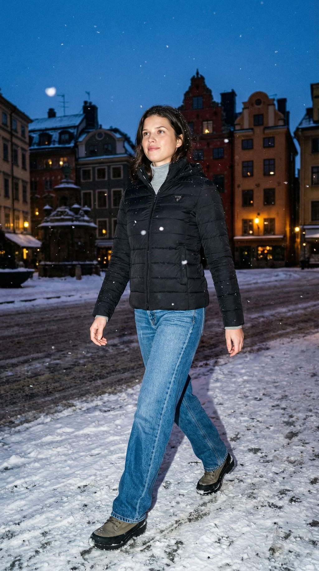 AI product shot of Diann Heavy Hooded Puffer Jacket