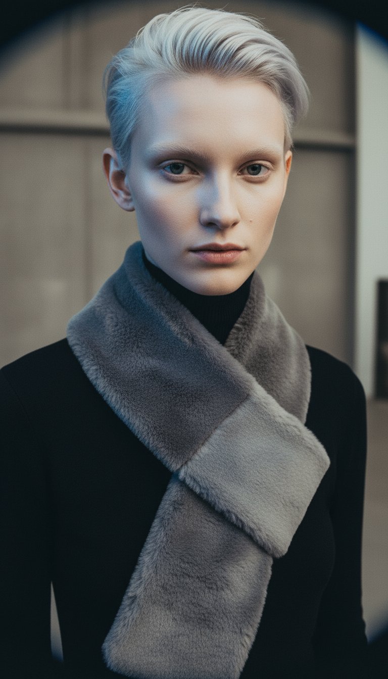 AI product shot of Scarves