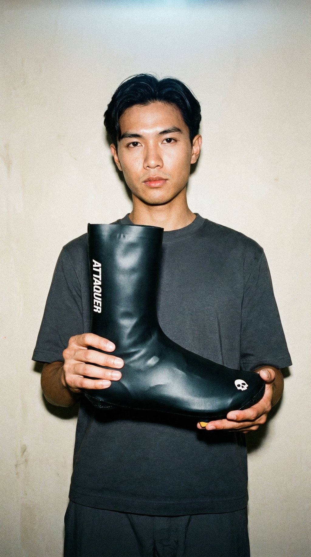 AI product shot of Shoe Winter Cover Black