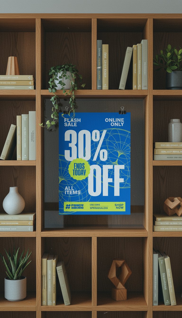 AI product shot of Poster Design Templates