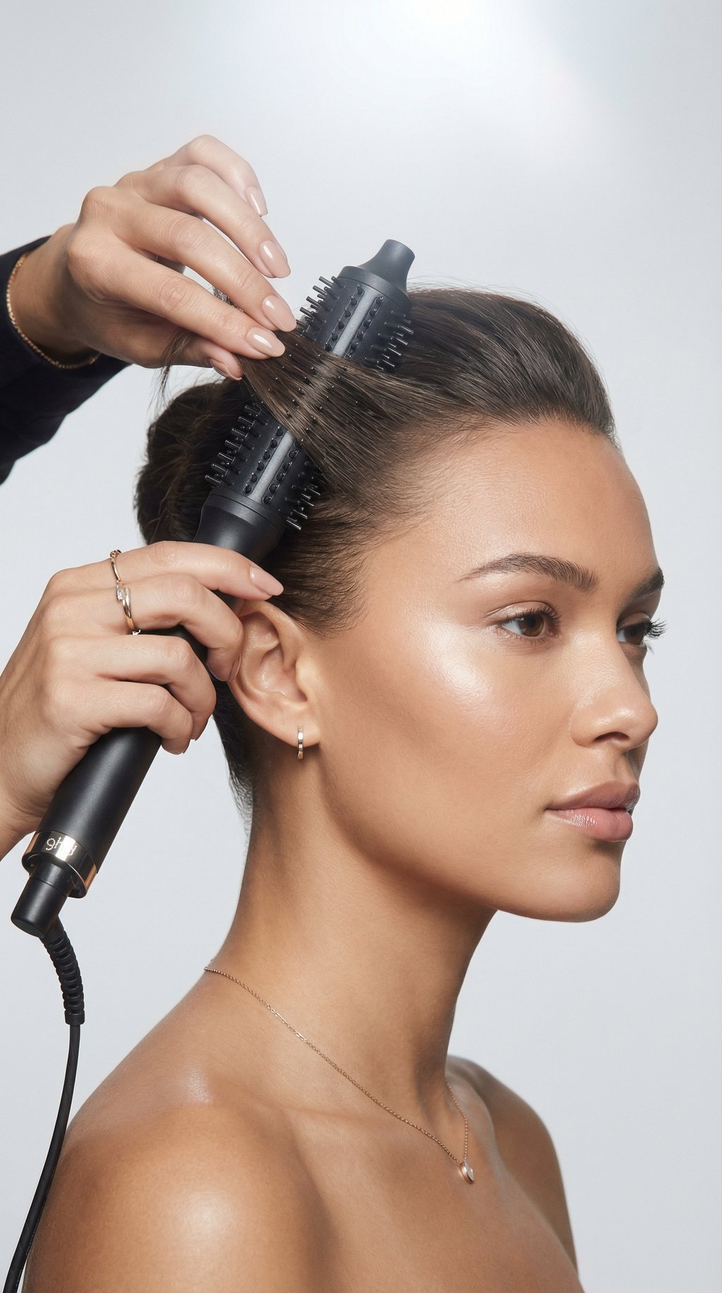 AI product shot of GHD RISE HOT BRUSH