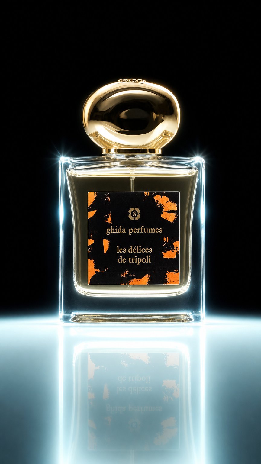 AI product shot of Les Délices de Tripoli