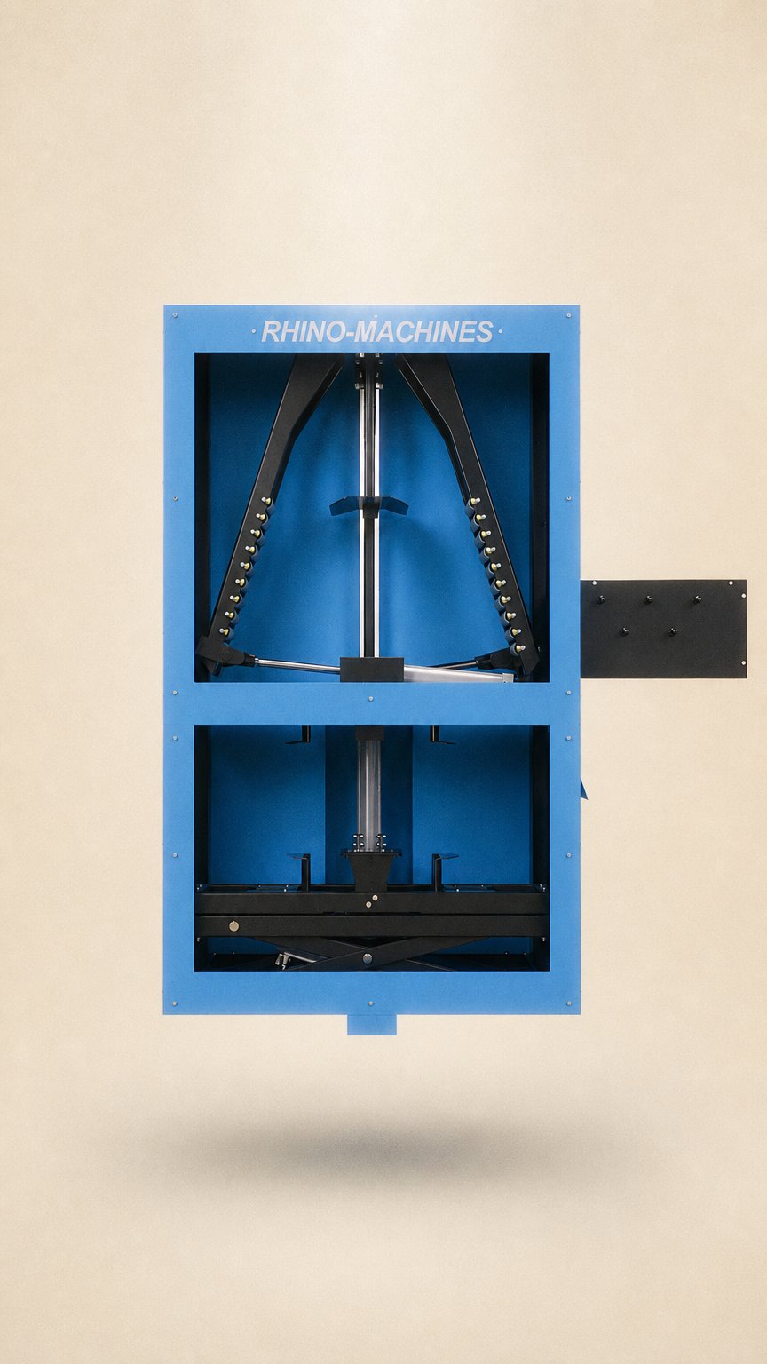 AI product shot of Machine à doubler tripler les pneus automatique